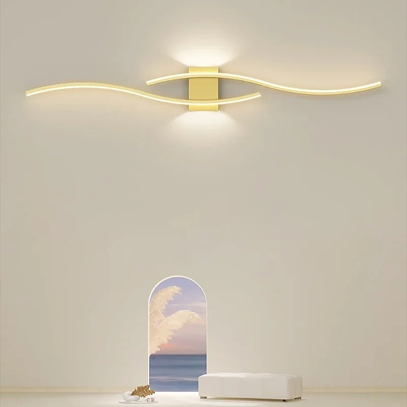 DOUBLE WAVE WALL LIGHT
