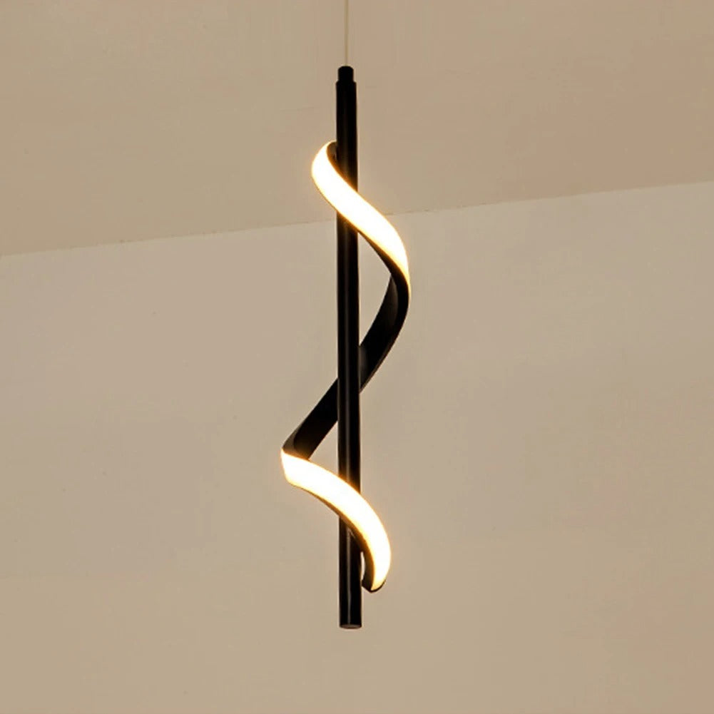 SPIRAL HANGING DROP PENDENT