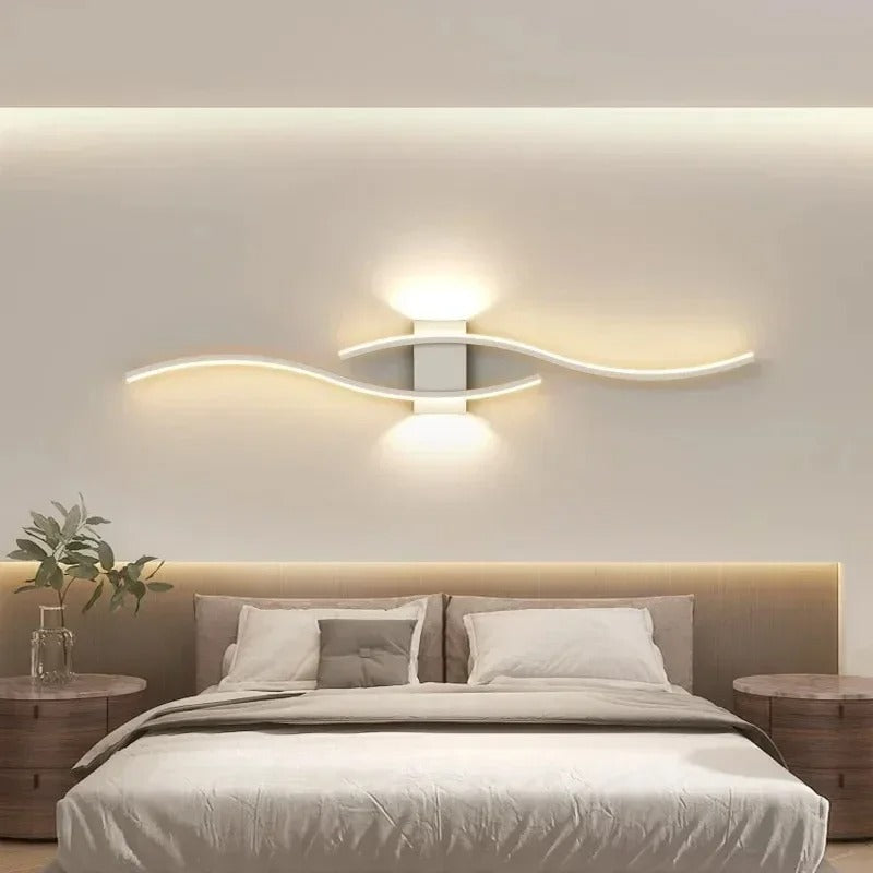 DOUBLE WAVE WALL LIGHT