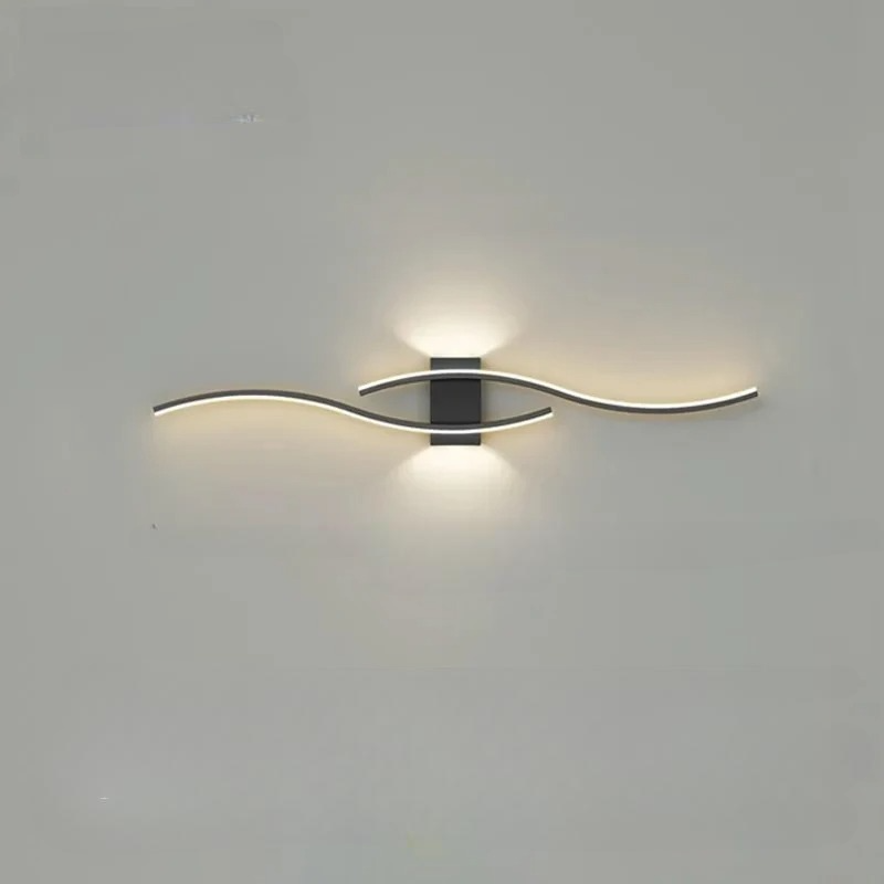DOUBLE WAVE WALL LIGHT