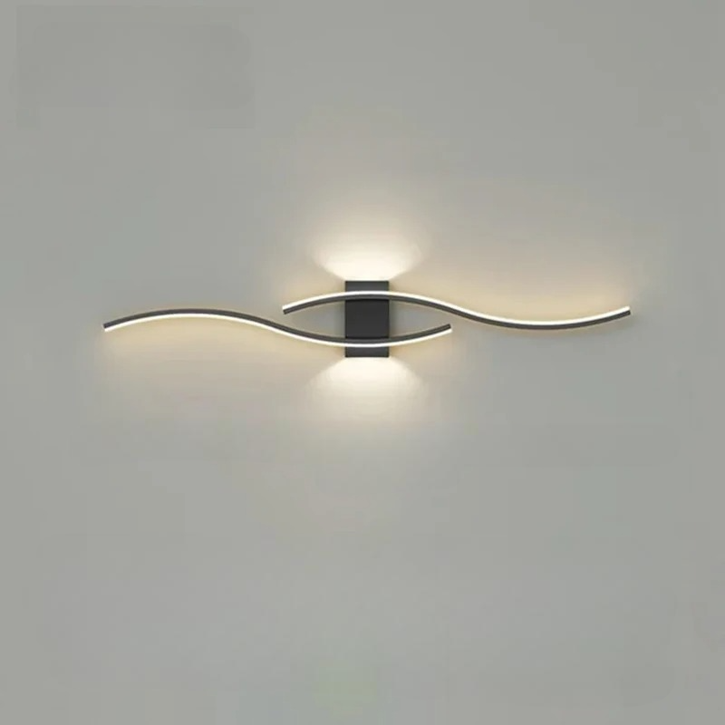 DOUBLE WAVE WALL LIGHT