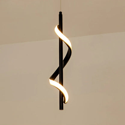 SPIRAL HANGING DROP PENDENT