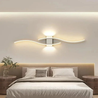 DOUBLE WAVE WALL LIGHT