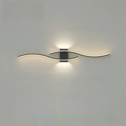 DOUBLE WAVE WALL LIGHT